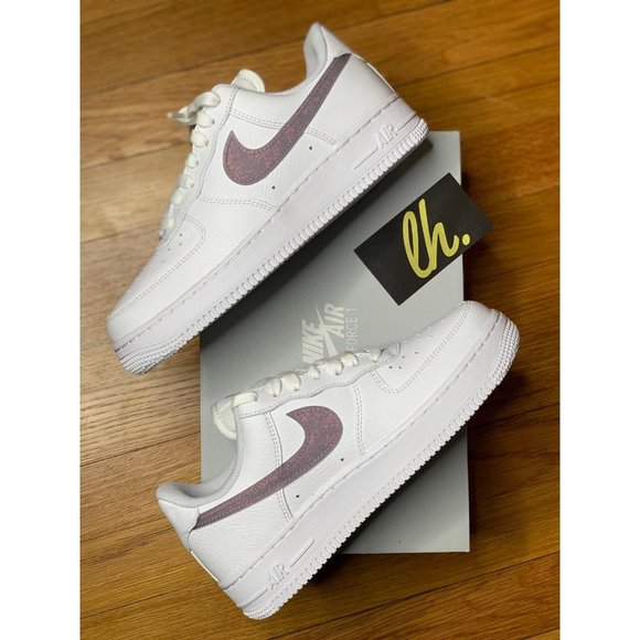 Sz 6.5 w Nike Air Force 1 Low "Glitter Swoosh Purple" - Picture 5 of 5